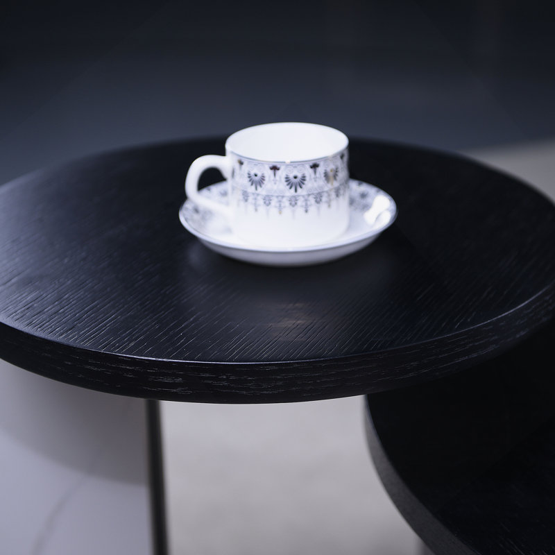 Ensemble de 2 tables basses gigognes 32,68 pouces avec table de bout (table basse incluse seulement)