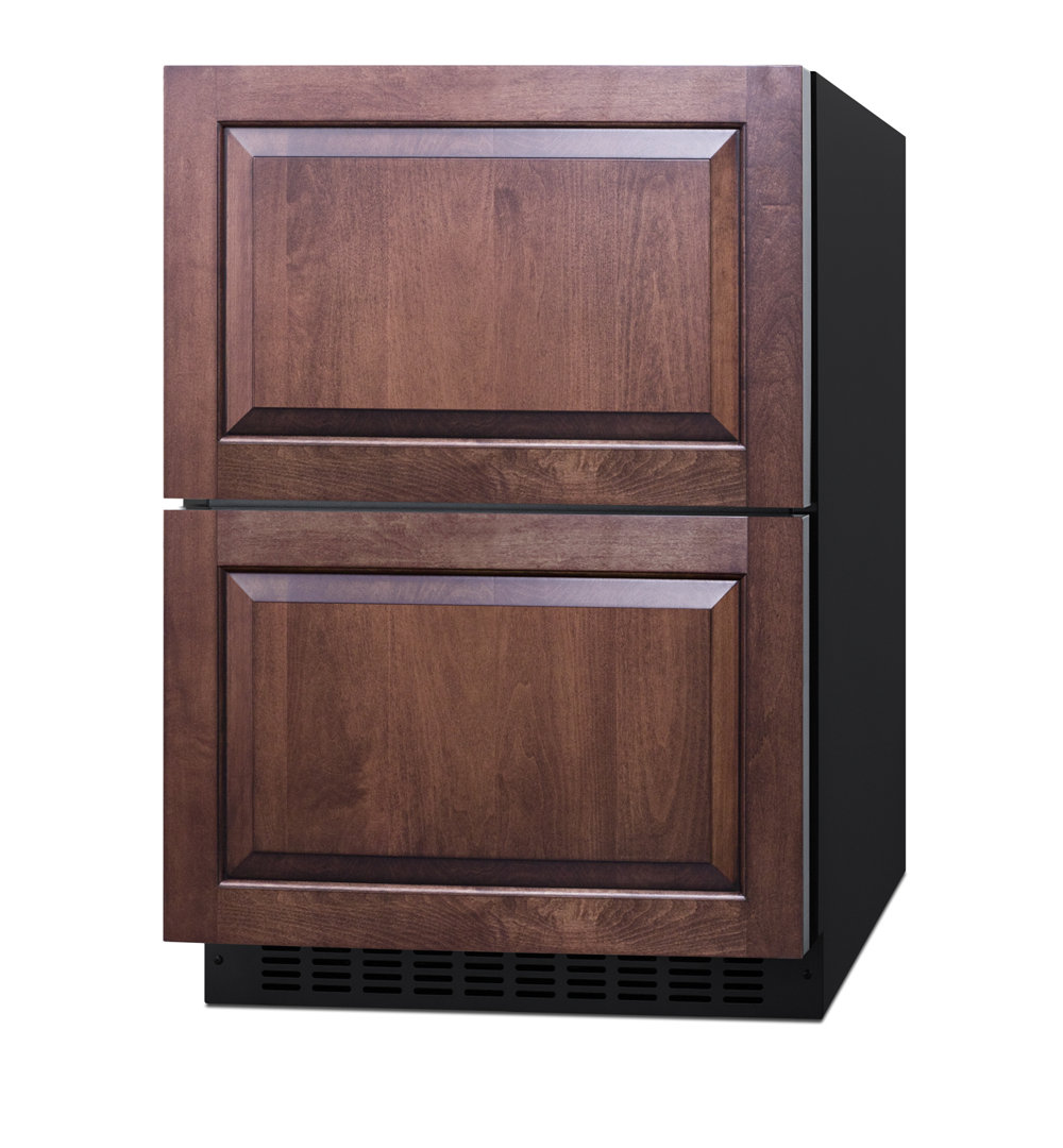 24" Wide Outdoor 2-Drawer Refrigerator-Freezer, ADA Compliant (Panels not included) Summit Appliance