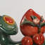 Sculpture pêche raffinée en céramique - cadeau décoratif parfait