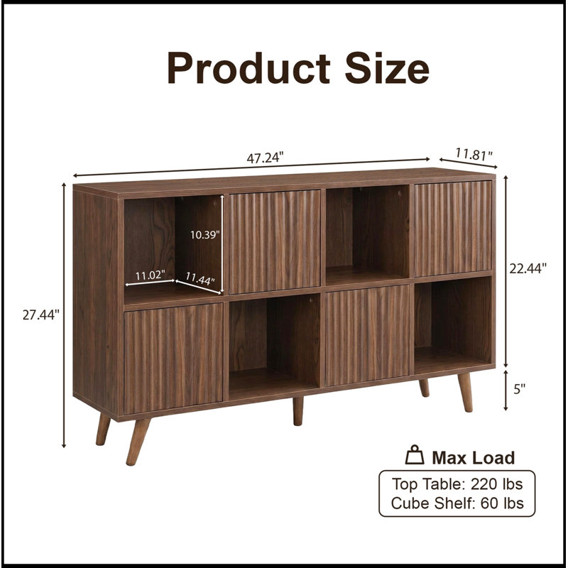 Armoire de rangement avec 4 portes