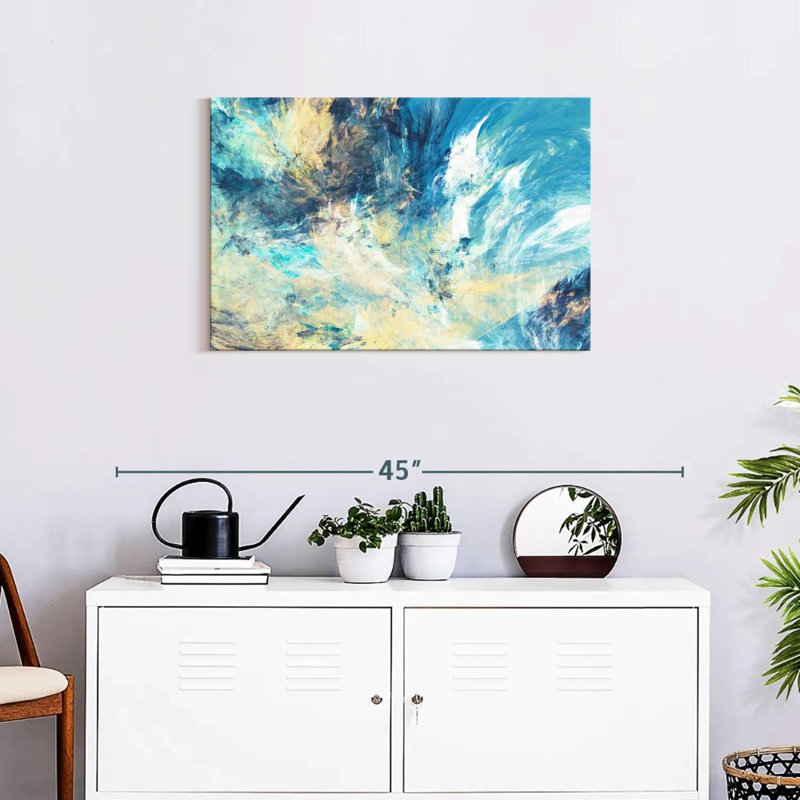 Avery Frosty Dynamic Abstract, 20" H x 30" W