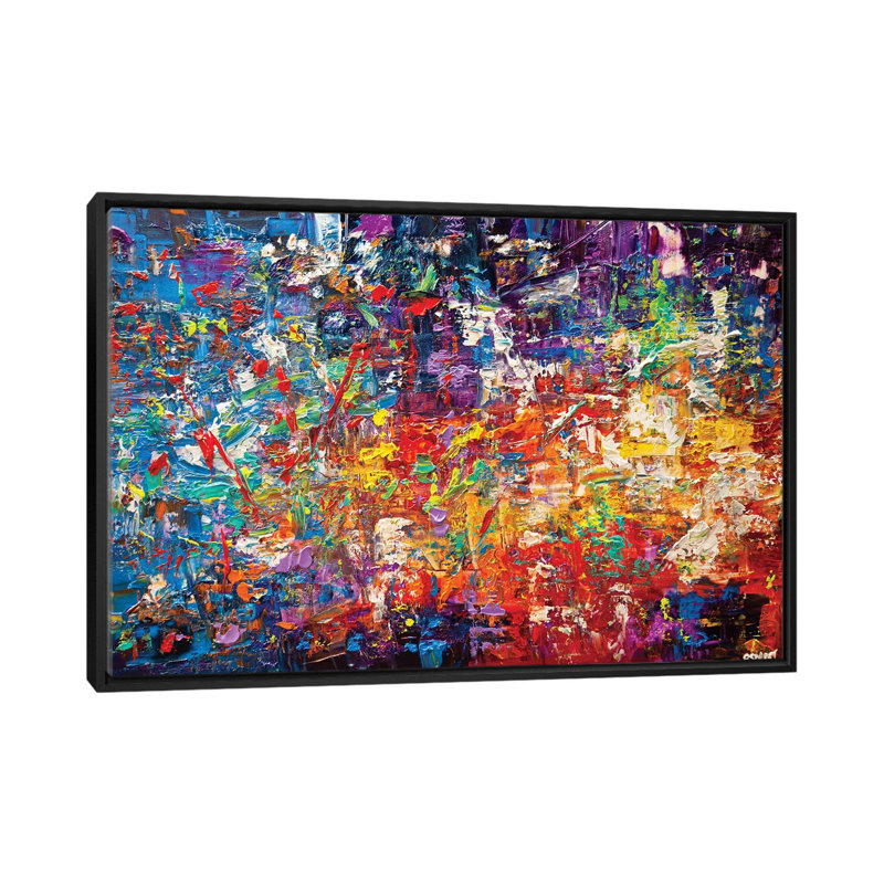 «Swiger 20 Million Things to Do», reproduction sur toile, H 18 po x l 26 po x p 1,5 po, Pas de tapis, Toile avec cadre noir
