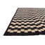 Tapis noir et blanc Jessen