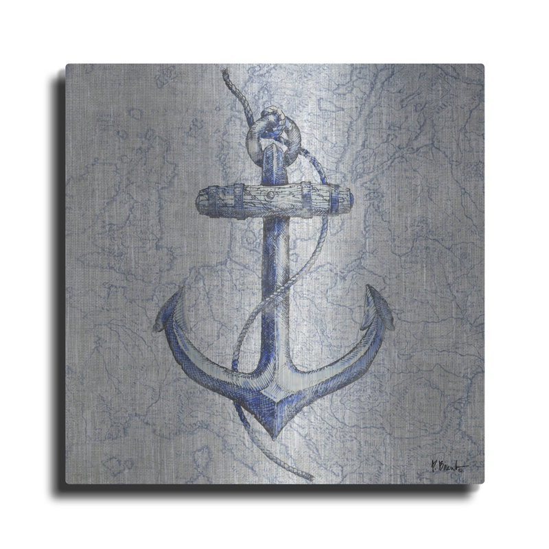 «Vintage Nautical I» par Paul Brent, H 36 po x l 36 po
