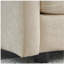 Ensemble de 2 chaises d'appoint, fauteuils rembourrés en chenille haut de gamme, chaises d'appoint de salon avec coussin décoratif, chenille café clair