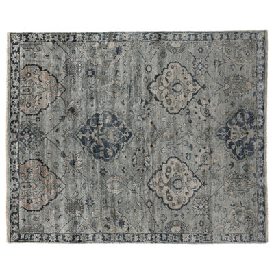 Viscose Oriental Indoor Rug