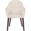 Ensemble de 4 chaises de salle à manger Corrigan Studio® revêtues de velours avec pieds en fer-568116368