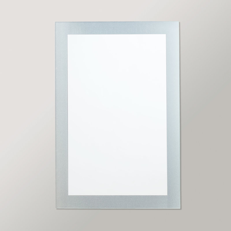 Miroir de salle de bain Akerria, H 30 po x L 30 po