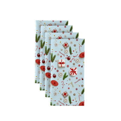 Polyester Geometric Square Napkin