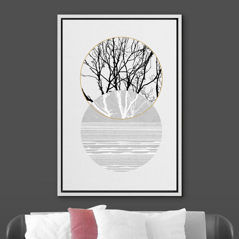 Print, 24" H x 16" W x 1.5" D, White Framed