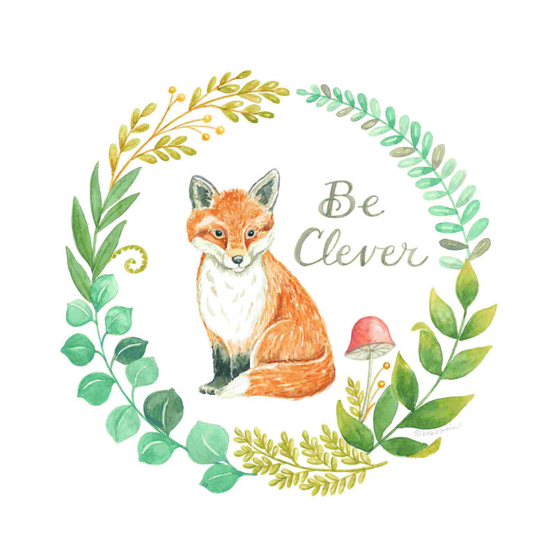 2882827_Be Clever Fox, H 36 po x l 36 po