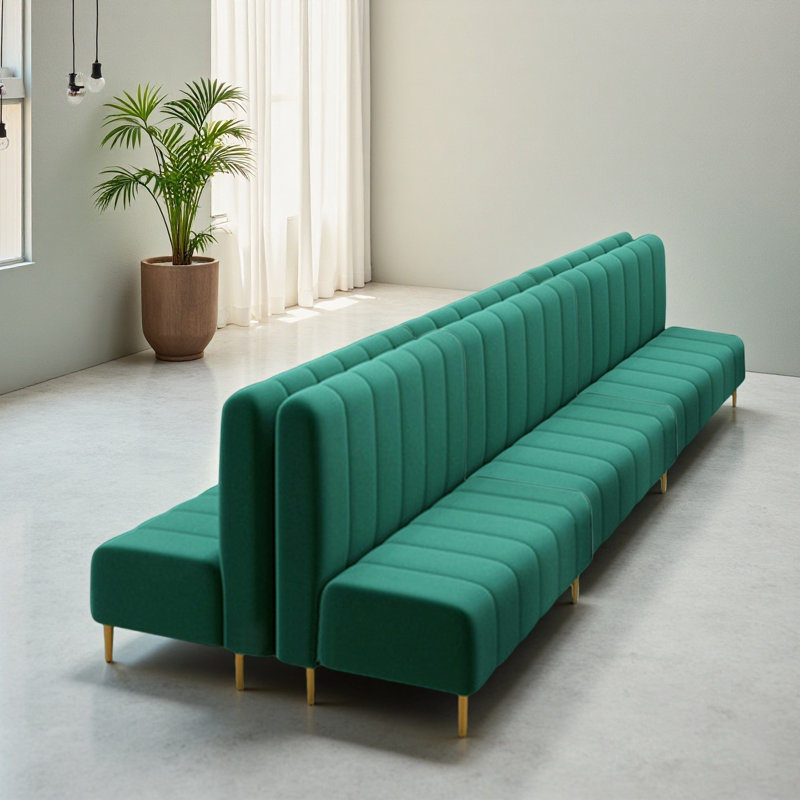 Ensemble de cabine double en velours doux