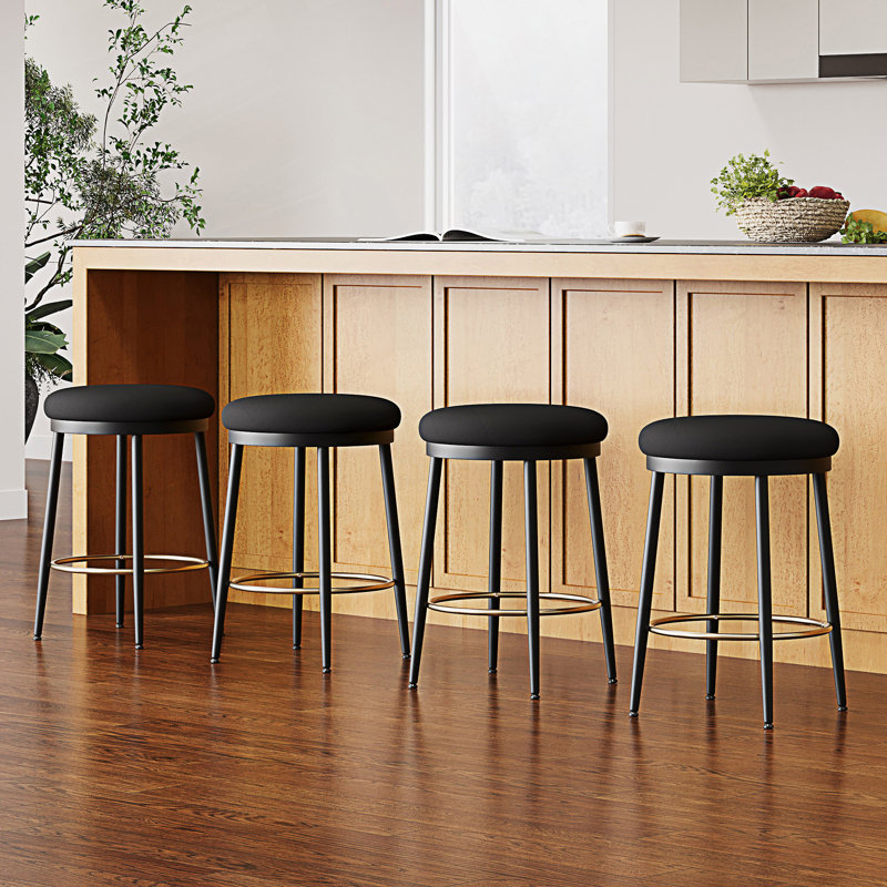 Ensemble de 4 tabourets de comptoir modernes, 4