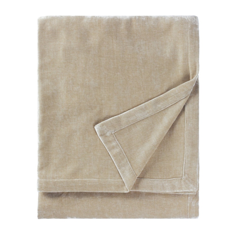 Heavy Chenille Yard Throw, 200cm x 150cm, Beige