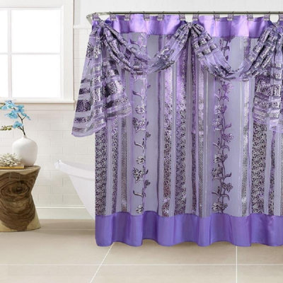 Paris Floral Shower Curtain