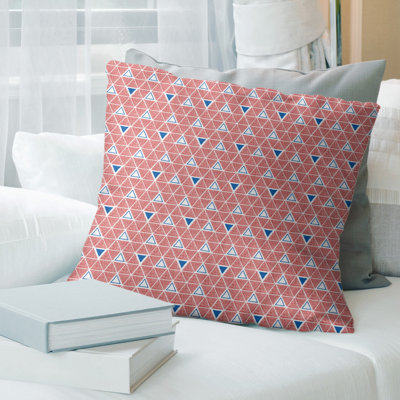 Cotton Blend Reversible Pillow Cover