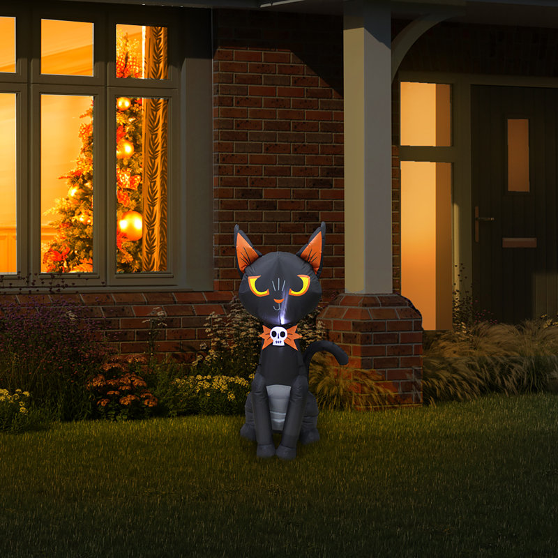 Halloween Cat Decorative Accent
