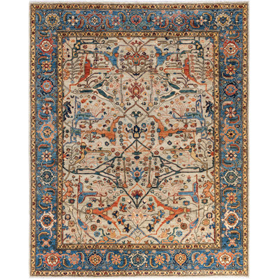 Serapi One-of-a-Kind 7' 11" X 9' 9" Hand Knotted Area Rug