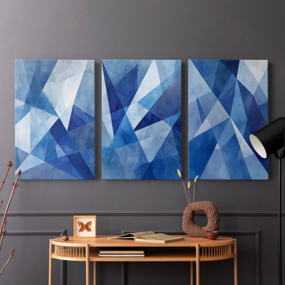 Abstract Series XXIX -Set Of 3 Gallery Wrapped Canvas -Ready to Hang