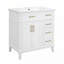 Meuble-lavabo 30 po avec lavabo en céramique-607451529