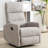 Manual Recliner Chair With Rocker And Swivel In Fabric For Living Room-274270111