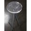 Signature Designs Glass Pedestal End Table