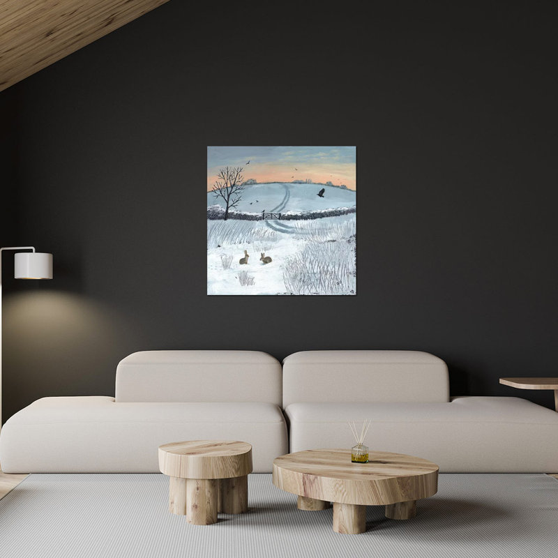 «Winter Dawn» par Jo Grundy - impression non encadrée, H 36 po x l 36 po x P 0,25 po