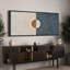 Sun and Moon Radiant Dawn Abstract Sunburst, reproduction d'art sur toile-96074510-111568169