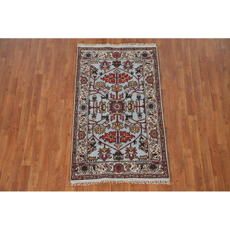 Tapis traditionnel indien clair 3x5