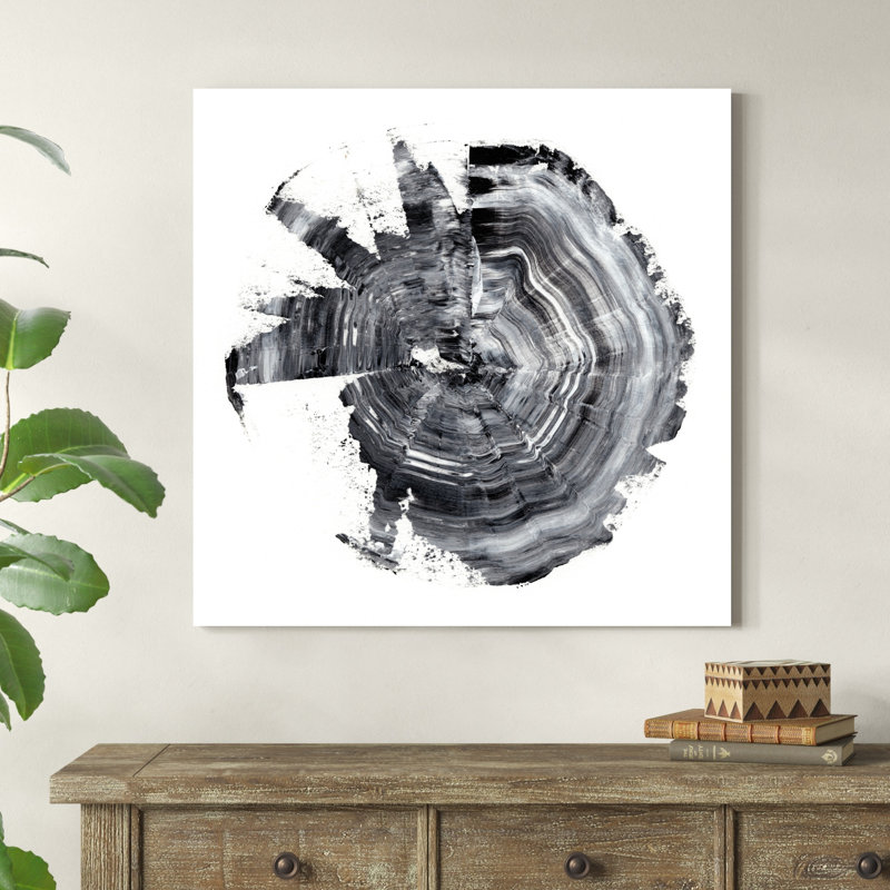 «Tree Ring Abstract II» par Ethan Harper, reproduction d'art sur toile, H 36 po x l 36 po, Toile tendue