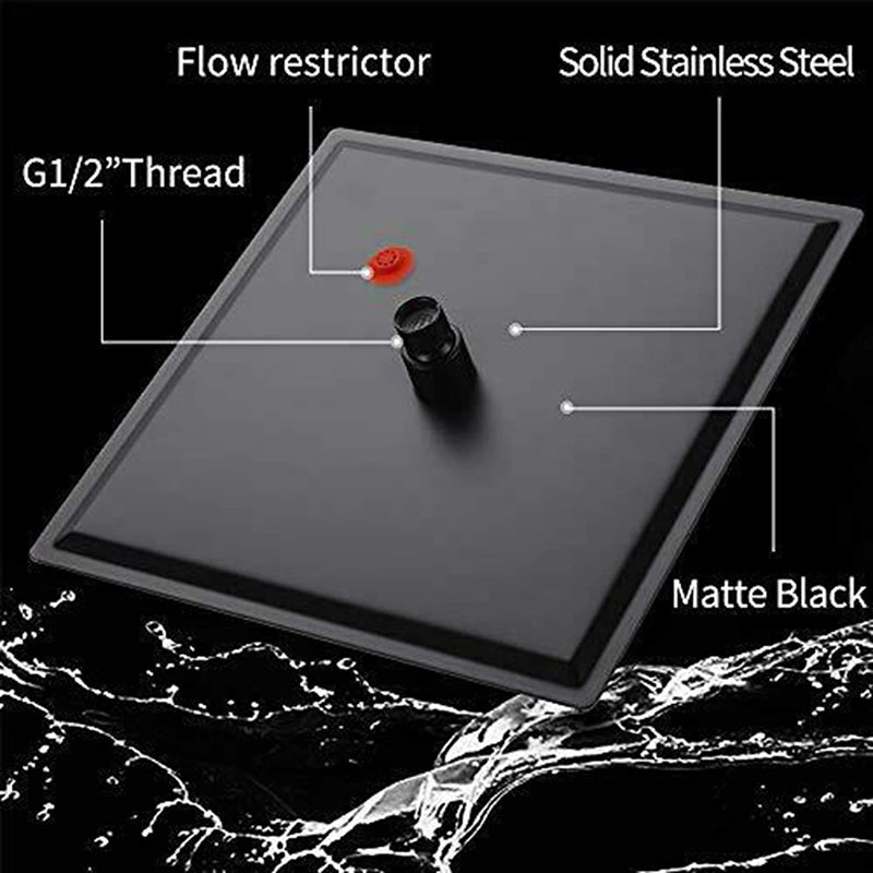 Rain Fixed Shower Head 2.0 GPM