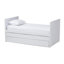 Lit de jour simple avec couchette Keighly-391343326