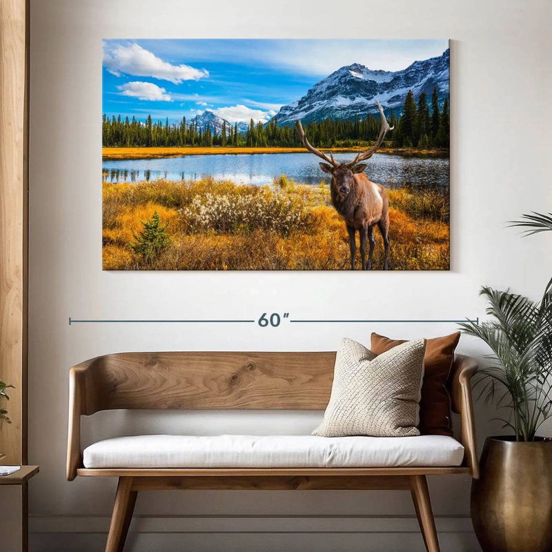 Brampt Magnificent Deer, 34" H x 51" W