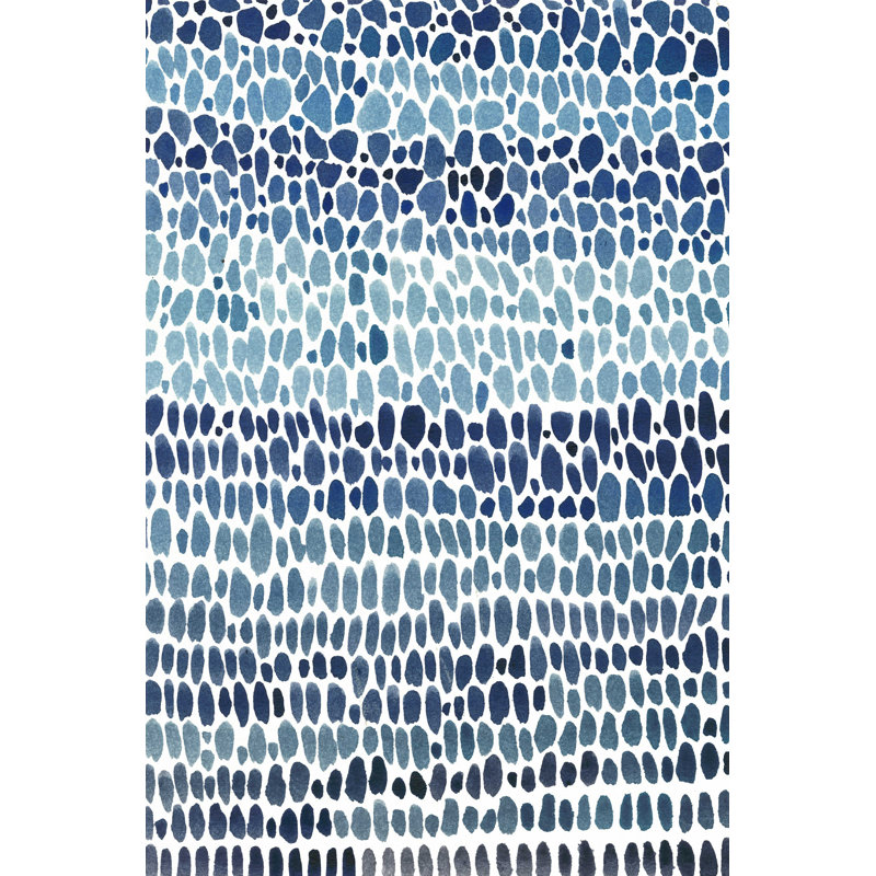 Bleu I, H 18 po x l 12 po
