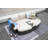 Irith 5-Piece Outdoor Wicker Aluminum Chaise Lounge with Cushions and Table