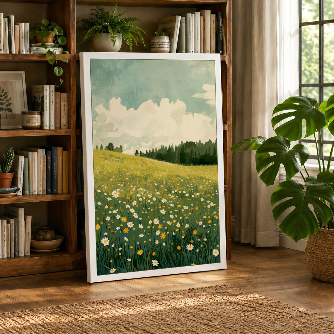 Wildflower Meadow Botanical - Wrapped Canvas