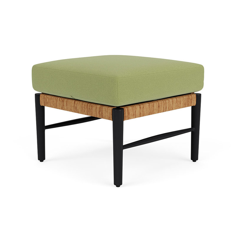 Galloway Outdoor Ottoman Patio Ottoman, Unearth Spring