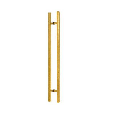 Poignée de porte longue, poignée d'entrée en forme de «H» carrée, acier inoxydable 304