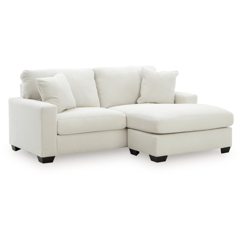 Ammon Sofa Chaise, White