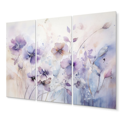 Louca - Abstract Botanicals Metal Wall Decor Set