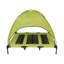 Lit de camp vert pour chien avec auvent-55075775