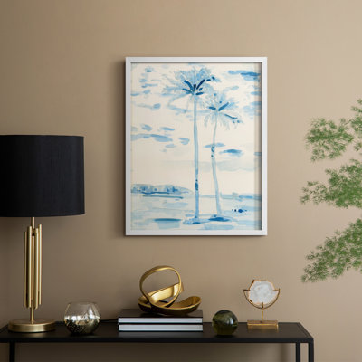Coconut Grove I Framed Print - Solid Wood