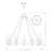 Geraghty 12 - Light Wagon Wheel Chandelier