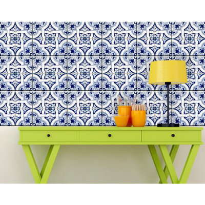 Carreau de mosaïque auto-adhésif en vinyle 6 po x 6 po