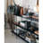 Long Wood and Metal 3-Tier Modern Shelf
