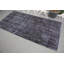 Tapis turc rétro noir rétro Anatolian idéal pour rehausser le décor d'un salon ou d'un salon
