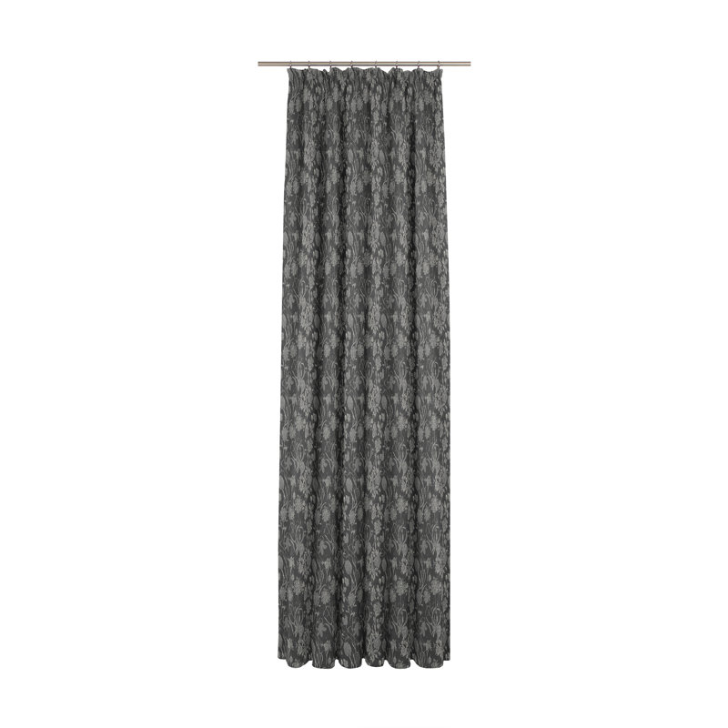 Micheal Pencil Pleat Opaque Curtains, Olive, 145cm Width x 145cm Drop