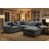 Dark Gray Polyester;Chenille