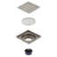 Drain de douche à grille Watercourse-50266428