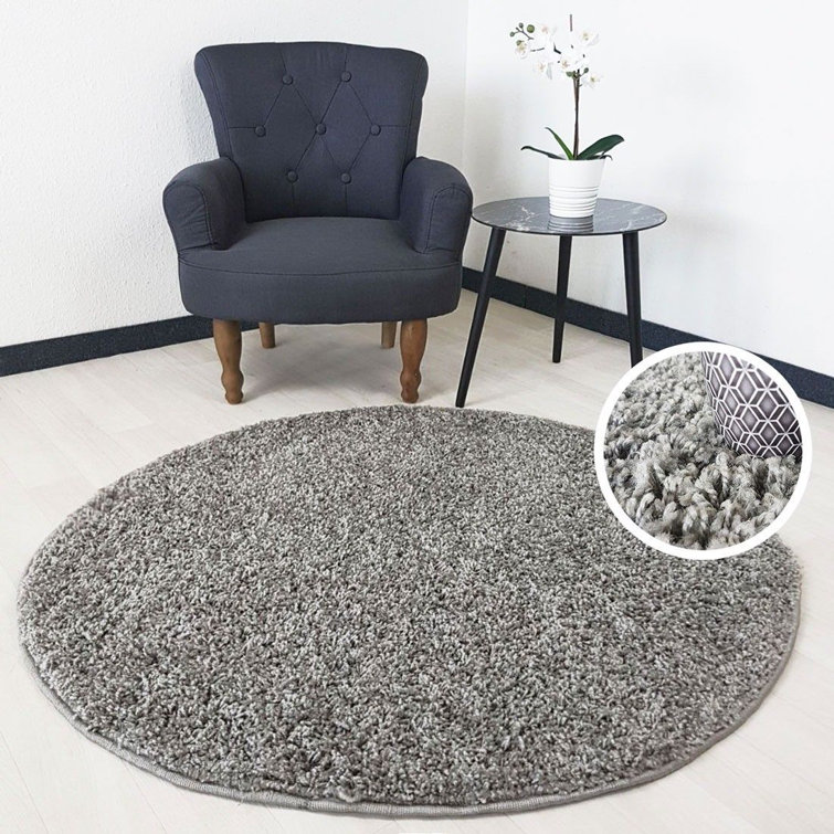 Myshaggy Collection Rugs Solid Design in Grey
